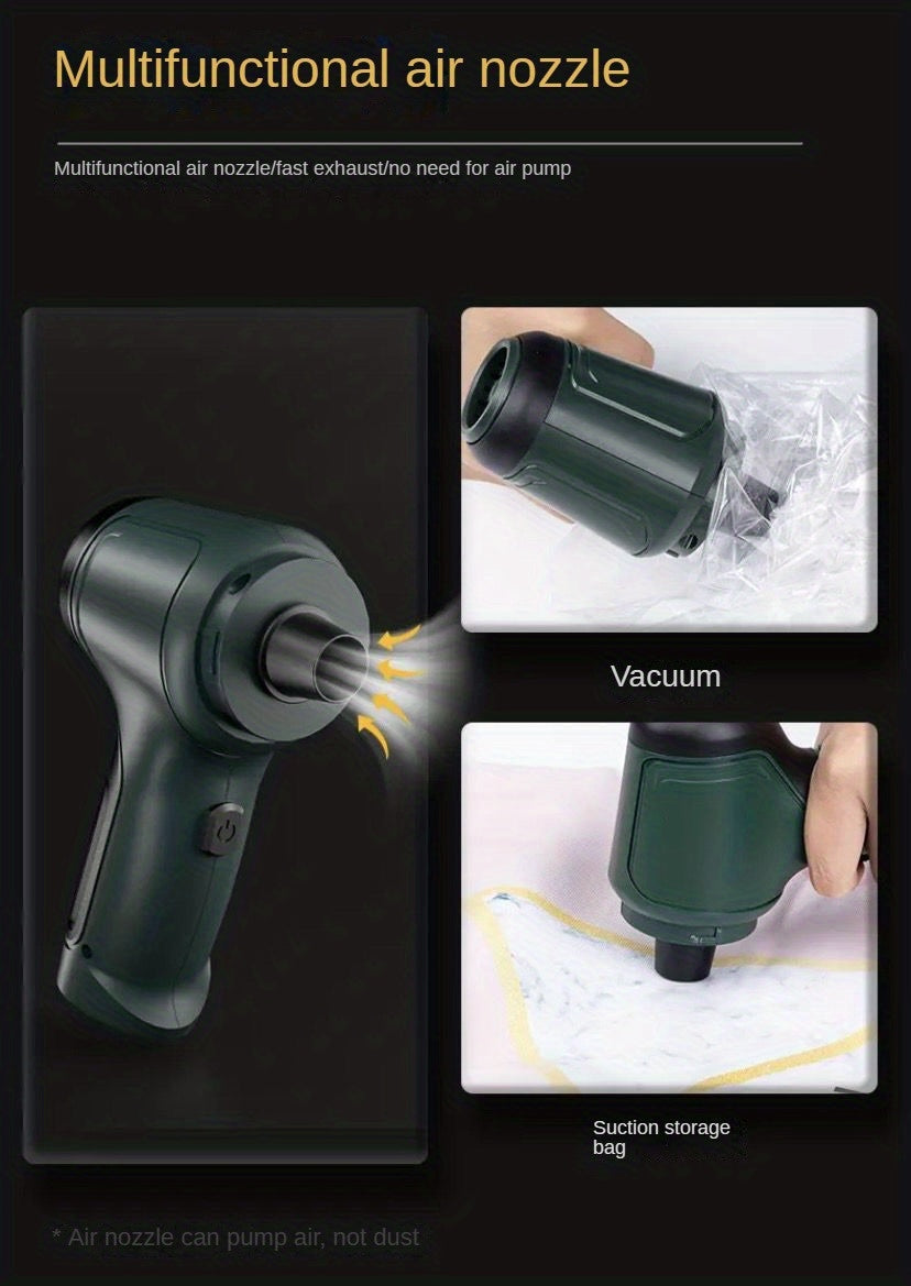 Aspirator Wireless 3 în 1 pentru Mașină și Acasă