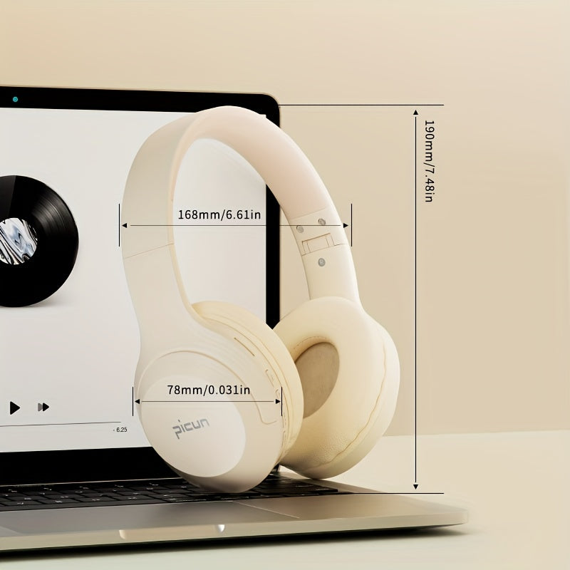 Căști Wireless Picun B-01S HiFi Over-Ear cu Bass Puternic