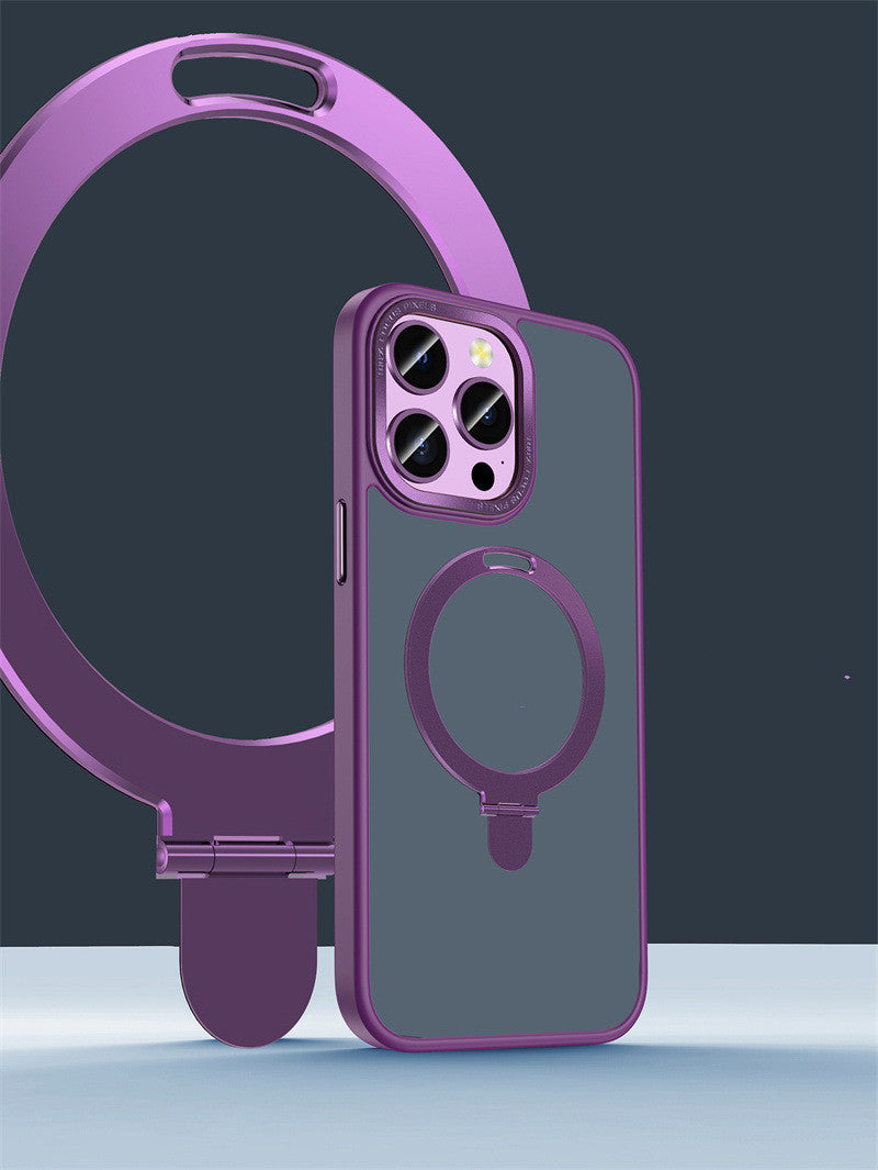 Husă iPhone cu suport magnetic din aluminiu